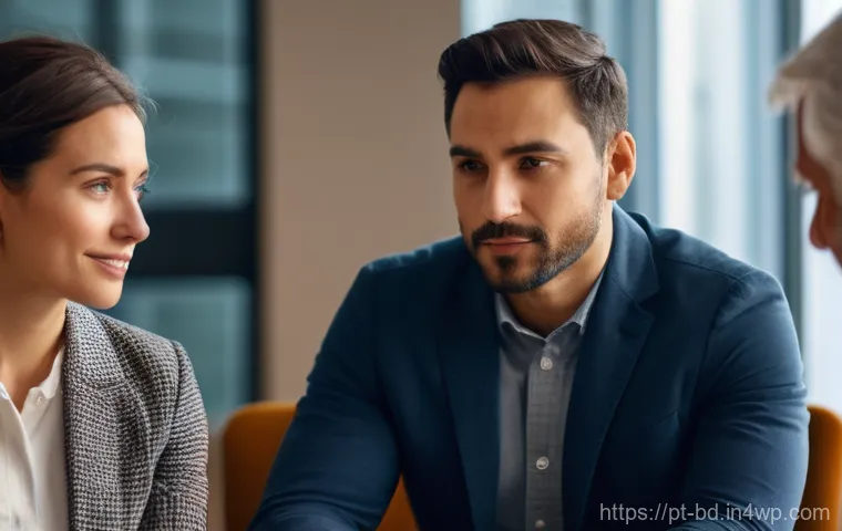 린 UX 프로세스의 팀 내 소통 증진 방안 - A vibrant, brightly lit image of a diverse, professionally dressed team of 6-8 adults (men and women...